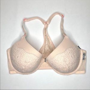 Beautiful Aerie Lace Detailed Nude Bra